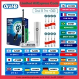 מברשת שיניים חשמלית Oral B Pro 4000